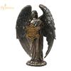 Talmudic Judaism Metatron Angel Holding Sacred Flower of Life Geometric Statue Angelic Celestial Scribe Prophet Enoch Figurine