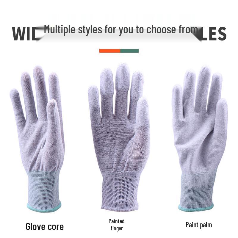 Antistatic Carbon Fiber Industrial Gloves M