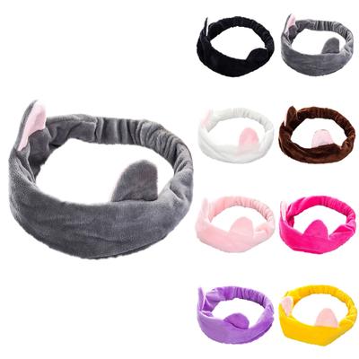 Moda Kedi Kulakları Saç Bandı Kadın Düz Saç Baş Çemberi Tatlı Kız Saç Bandı