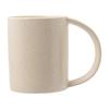 Design Folding Ear Handle Mug Household Ceramic Cup Simple Solid Color Cup Water Cup Breakfast Cup Coffee Cup