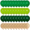 40pcs Green Balloons Set Metallic Confetti Balloon Jungle Safari Animal Birthday Party Decorations Kids Boy Baby Shower