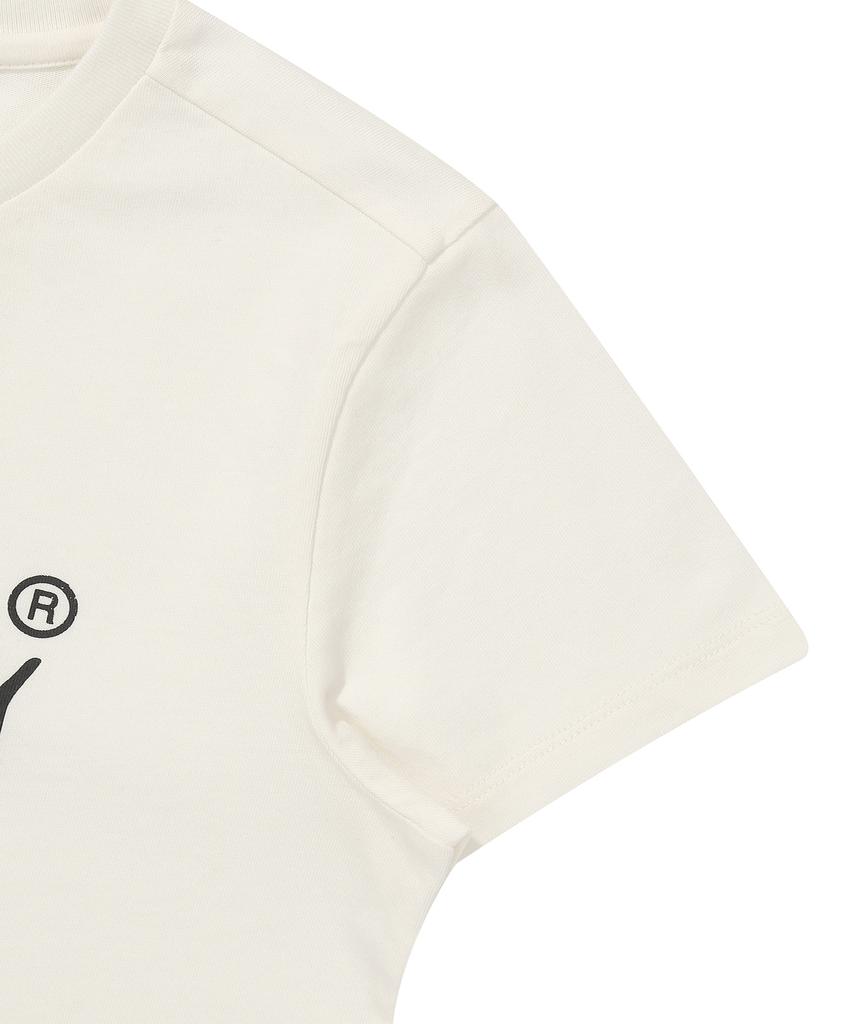 Syupeodeulai Women'S Essentials Logo T-Shirt Cream Sdfiscq01Crm