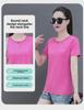 Women's 2025 Summer Ice Silk Quick-Dry Short-Sleeved Sports T-Shirt