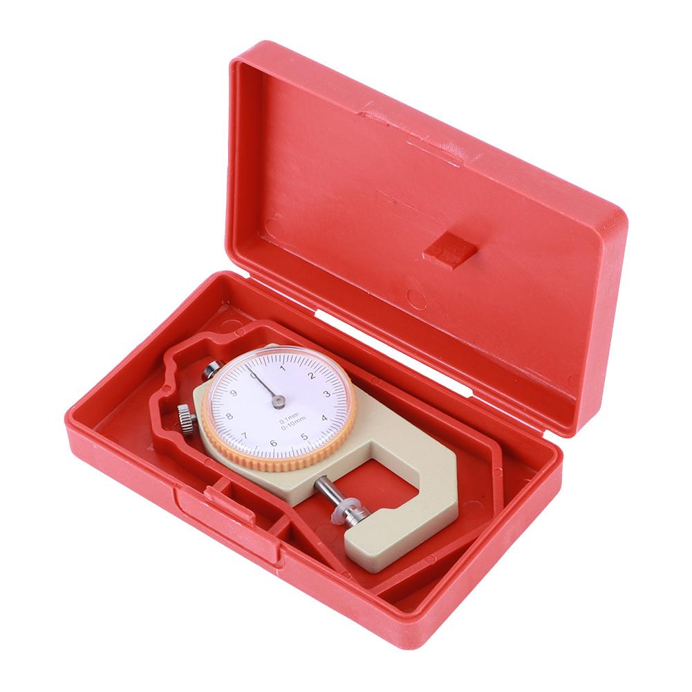 Thickness Gauge Silver Portable Accurate Measuring Jewelry Leather Board Equipment 0?10mmCurved