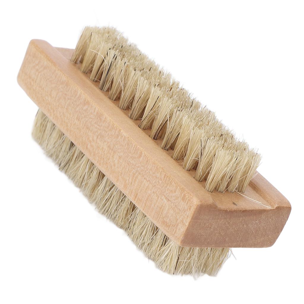 Nail Brush Fingernail Toenail Cuticle Cleaning Double Sides Wooden Manicure Pedicure Brush