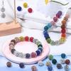 240pcs 24 Colors Rhinestone Beads for Crafts, Sparkle Round Clay Beads Crystal Disco Ball Clay Rhinestone Beads for DIY Jewelry Making Bracelet