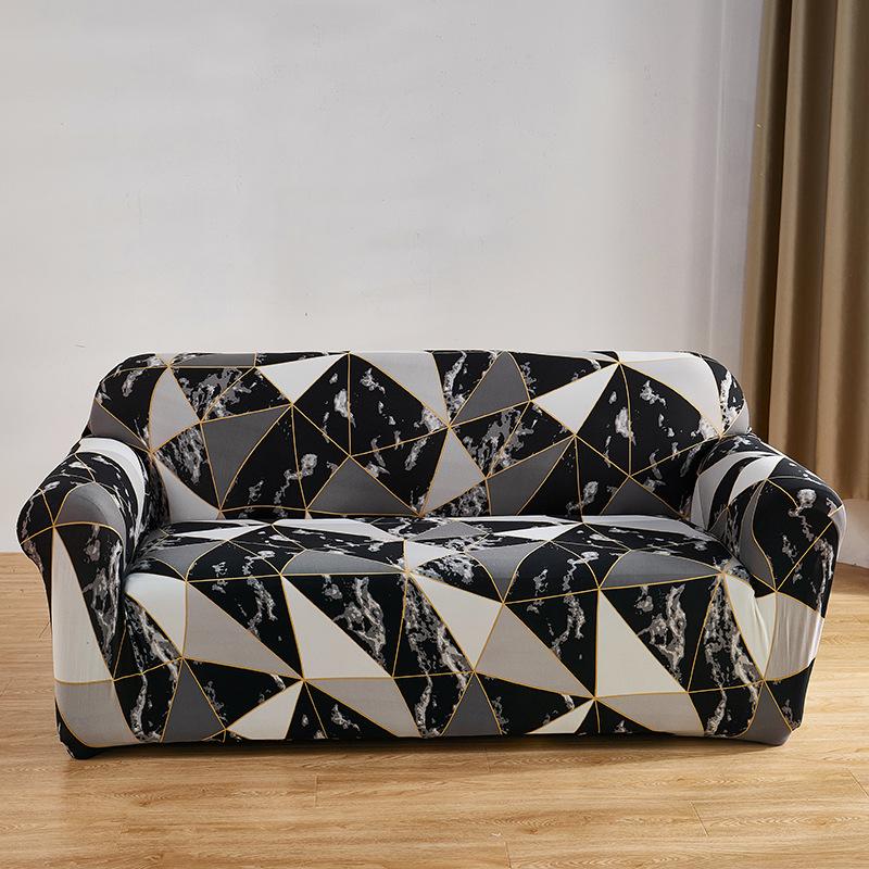 Geometry Elastic Stretch Sofa Cover Slipcovers All-Inclusive Couch Cover For Different Shape Sofa Chair L-Style Need 2Sofa Cover