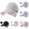 Women's Summer Sun Hat Oversized Wide Brim Open Top Ponytail  Friendly Ideal for Outdoor Sports Full Face UV Protection
