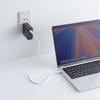 SANWA SUPPLY USB Silikonkabel 2.0 Type-C (PD240W, 0,5m, Hvit) KU-CCPES05W