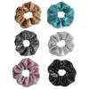 Corda per Capelli Paillettes Lucide Rete Vuota Elastico per Capelli Senza Danni Alta Elasticità Porta Coda di Cavallo Accessorio Quotidiano per Capelli