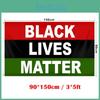 Strapazierfähige Anti-Rassismus-Flagge „Black Lives Matter“ (90 x 150 cm) mit Messingösen