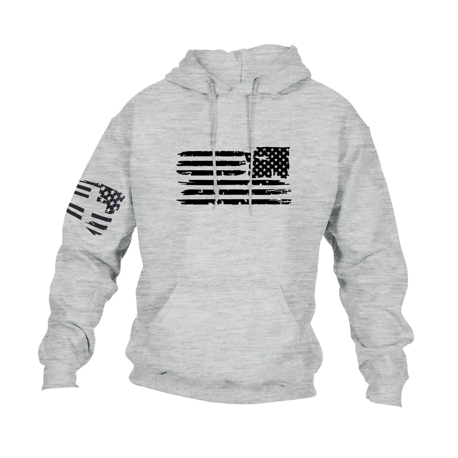 

Мужская повседневная свободная толстовка с капюшоном и длинным рукавом с принтом и карманами XXL