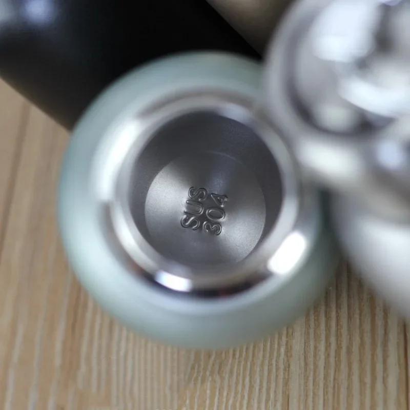 1Pc 300ML Fashion Mini Coffee Vacuum Flasks Lovely Stainless Steel Thermos Portable Travel Water Bottle With Lid Cups