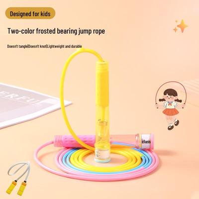 Double Bearing Speed Jump Rope for School Students - Sand-Filled for Fitness Tests and Exams