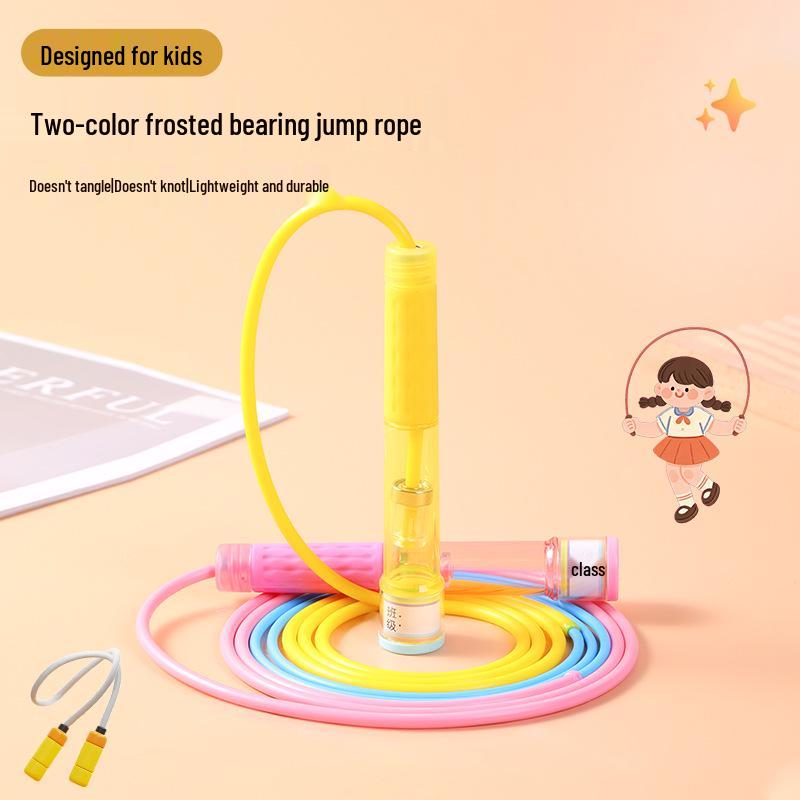 Double Bearing Speed Jump Rope for School Students - Sand-Filled for Fitness Tests and Exams
