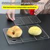 New Stainless Steel Cooling Rack Non-stick Silver BBQ Tray Baking Tray