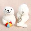 Cute Seal Pendant Keychain Marine Animal Plush Toy Doll Girl Bag Pendant