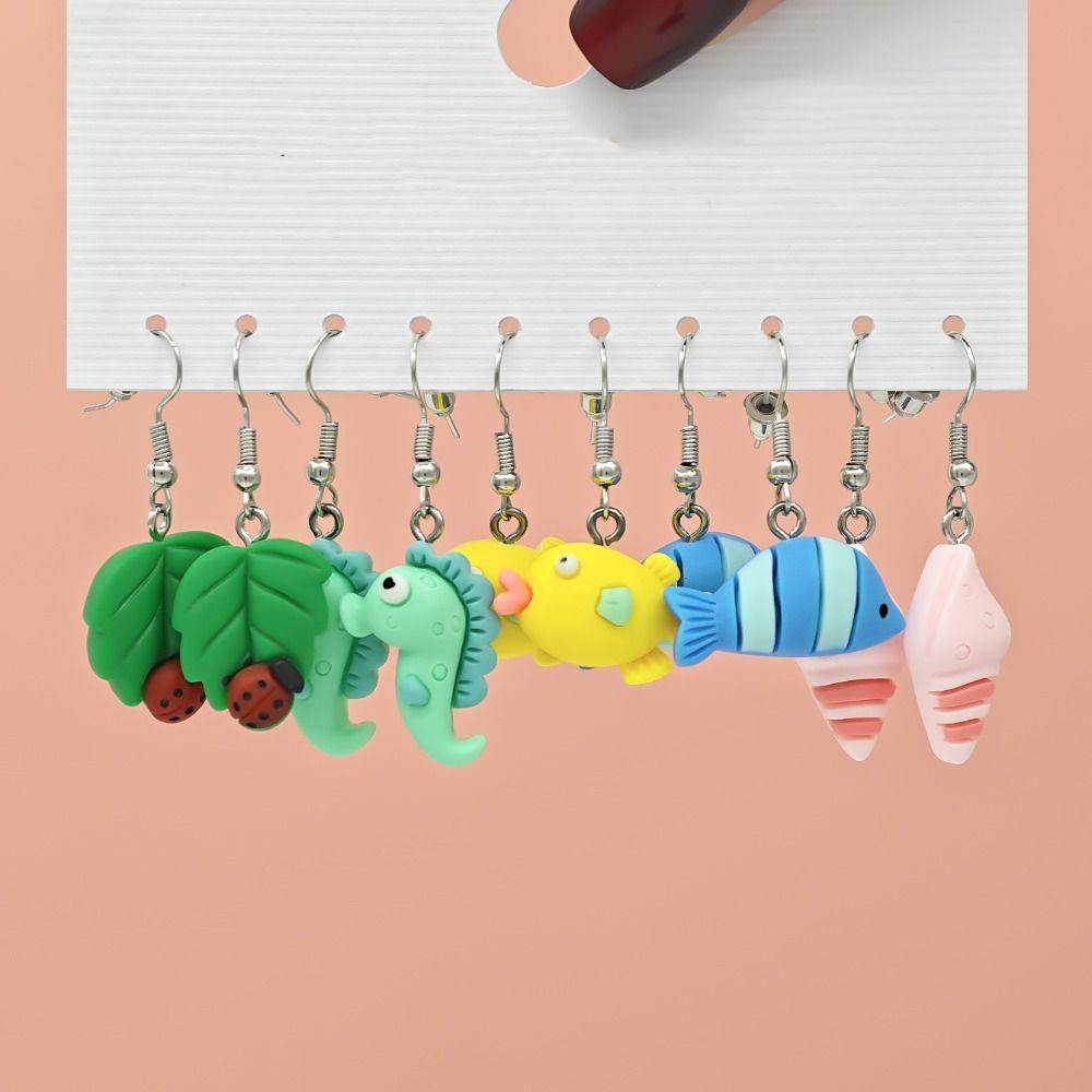 20Pairs Colorful Simulated Vegetable Earring Resin Dangle Earrings Set  Gift