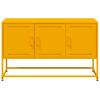 TV Stand Mustard Yellow 100.5 X 39 X 60.5 Cm Steel