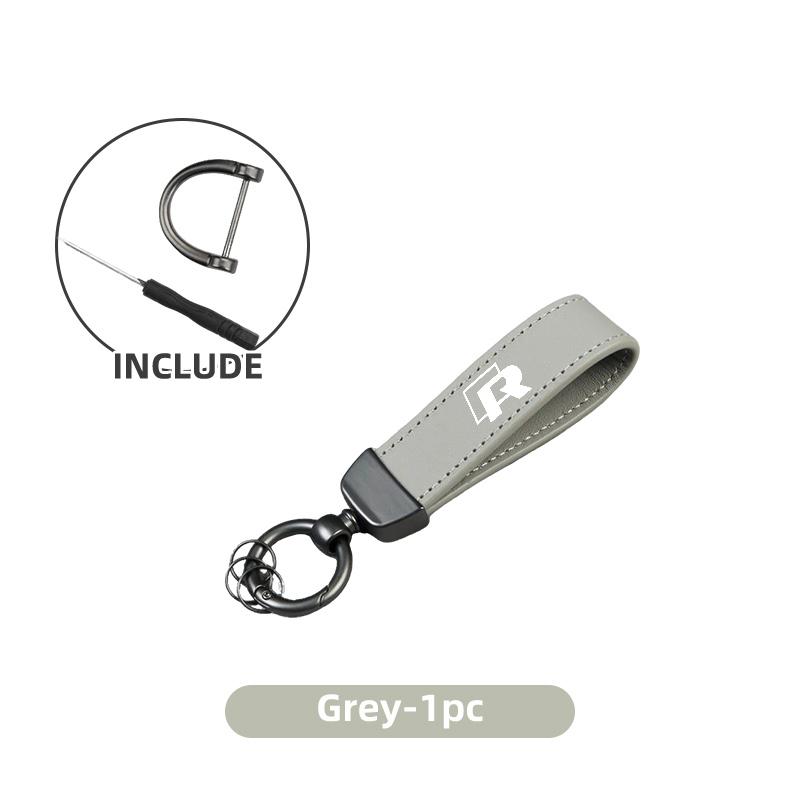 For Volkswagen VW Car Keychain Key Chain Fashion Ring Metal Badge Key Holder Scirocco Passat Polo B5 B6 B7 CC Tiguan Sharan RH5
