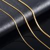 Yadreva 0,8 mm/1,1 mm/1,5 mm Roestvrij Staal Ketting Dunne Ketting Hoogglans Mode Sieraden