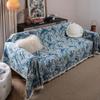 Sofa Towel American Rural Anti-hair Grab Flower Jacquard Thick Retro Sofa Cover