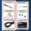 Accurate Waterproof Temperature Sensors Probe Featuring Thermistor and Silicone Cable Universal for Aquarium Use