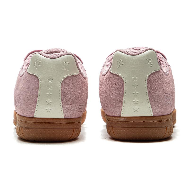 Li Ning Table Tennis Series Comfortable Fashion Trendy Versatile Low-Top Casual Shoes Unisex Casual Shoes Pink AZGU151-9