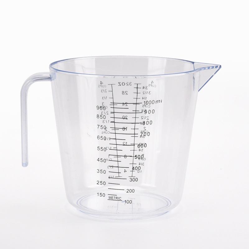 150/300/600/1000Ml 1 Pcs Baking Liquid Measuring Cups Scale Cup Plastic Mixing Cup Kitchen Baking Tools