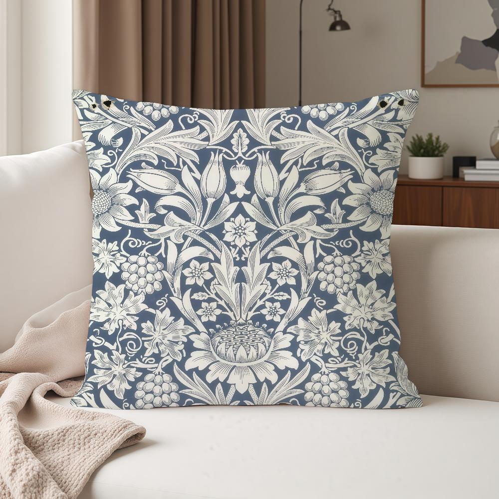 Retro Art Wwilliam Mmorris Pillow Case Suitable For Bedrooms Living Rooms Cars Home Decoration