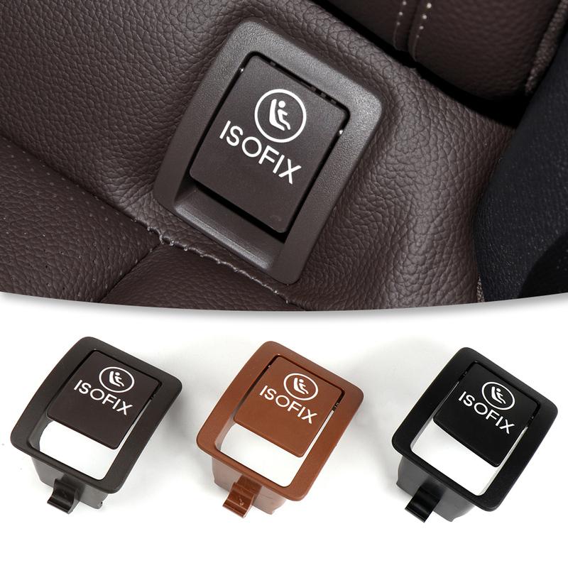 For Mercedes Benz GLC Class 2015-2021 W253 Car ISOFIX Switch Trim Cover Auto Rear Child Safe Seat Bench Switch Cover