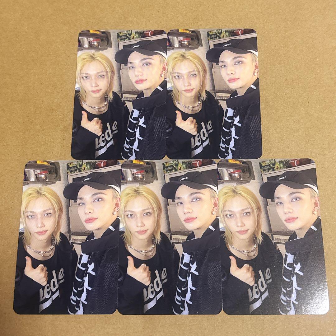 

[USED] Hyunjin, Felix, and LuckyDro trading cards, 5 cards, 2nd series, pop-up, KARMA