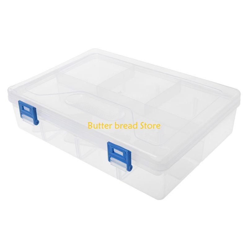 

W89C Double Layer Pencil for Case Transparent Plastic Pen Storage Box Stationery Scho чистый
