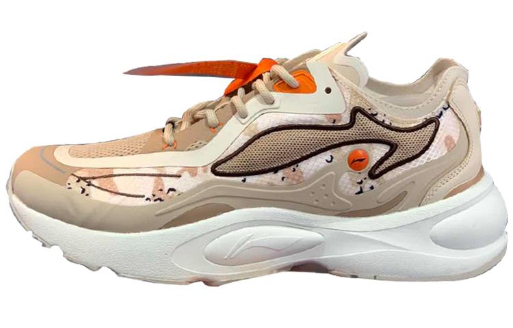 Мужские низкие беговые кроссовки Li Ning Коричневые ARHQ295-3 42