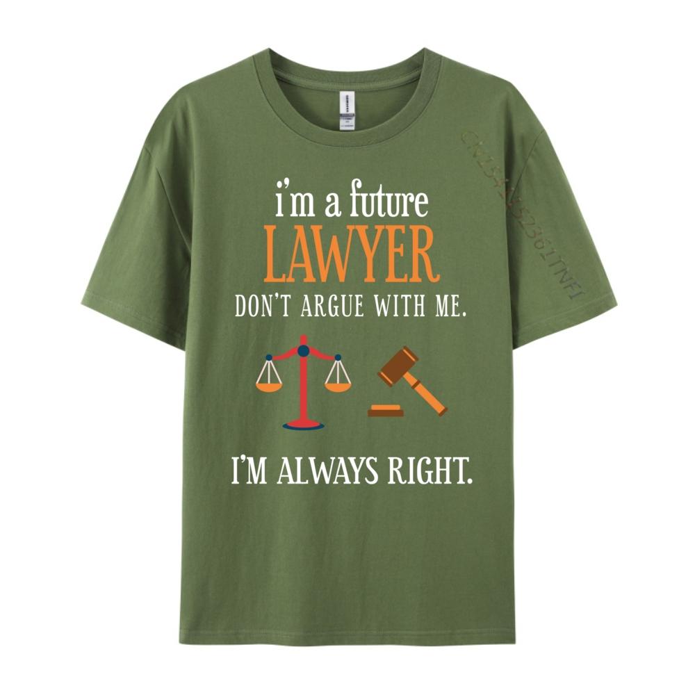 Funny Lawyer Future Law School Student Attorney Esq Vintage T Shirt Men Camisas De Hombre