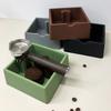 Silicone Espresso Knock Box Non-Slip Base Coffee Puck Box Coffee Grounds Bin  Espresso Accessories