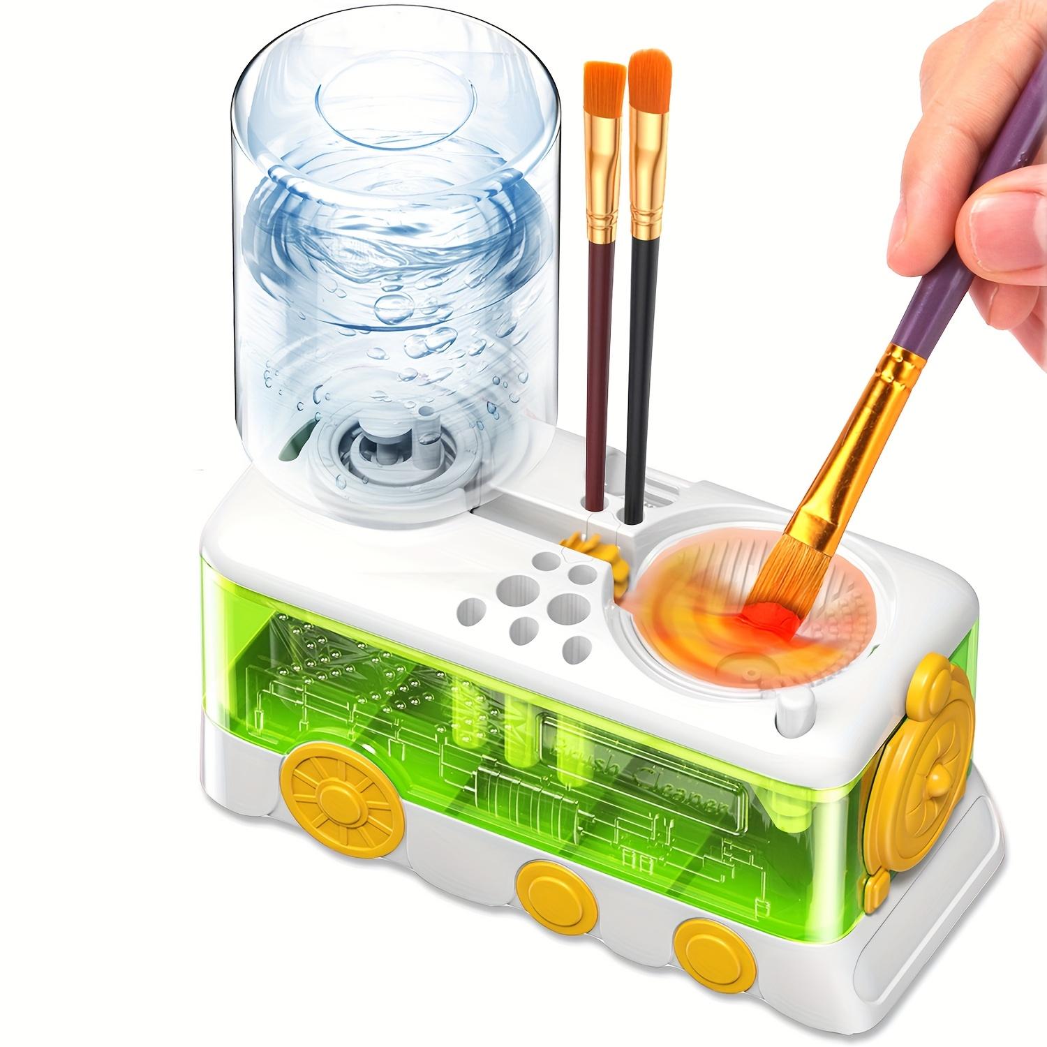

[5-in-1 Paint Brush Cleaner]Paint Brush Cleaner & Holder | Efficient Acrylic, Watercolor, and Water-Based Paint Rinse Station for Artists and Students