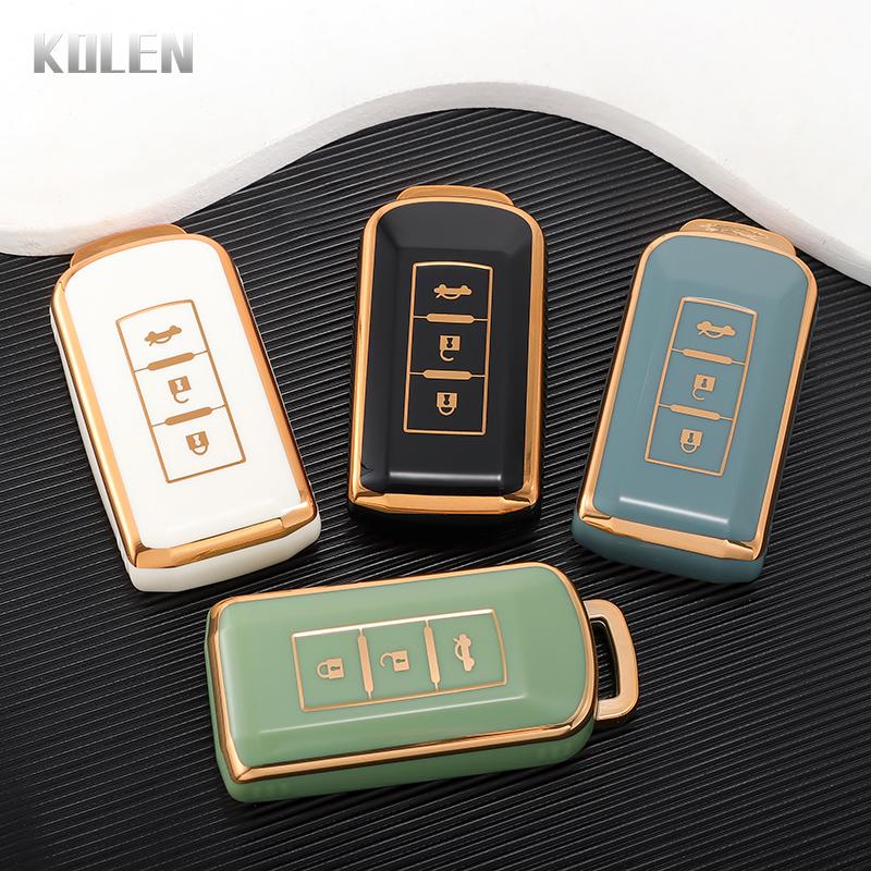 Fashion Tpu Car Remote Key Case Cover Shell For Mitsubishi Outlander Asx Lancer Pajero Sport Eclipse Cross Protective Holder Fob