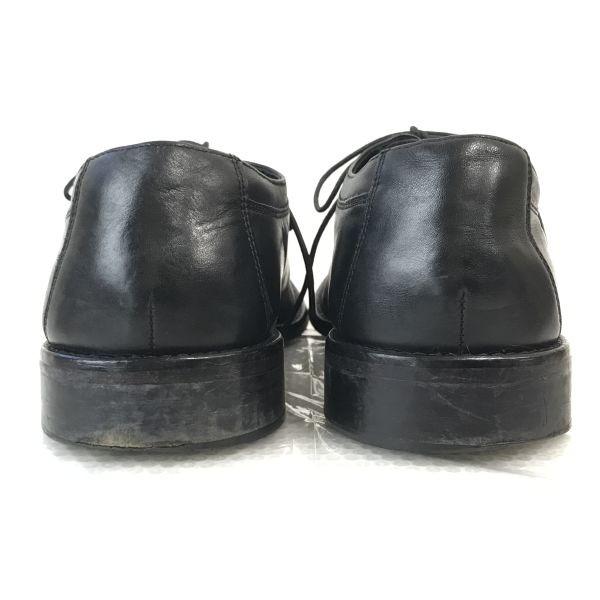 JOHNSTON & MURPHY 90s-00s All Leather Straight Tip Oxford Shoes Size 8.5M 26.0-26.5cm Black Dress Shoes(USED)