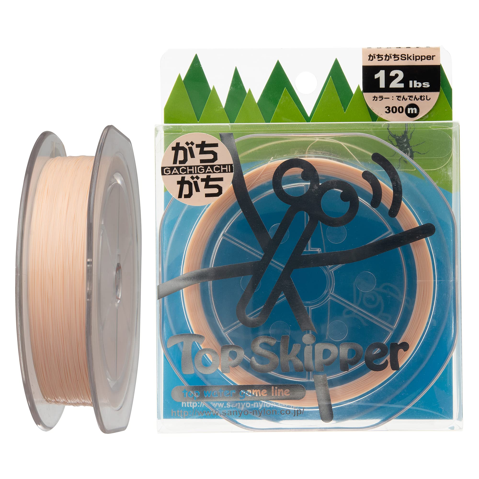 

Sanyo Nylon Nylon Line Applied Top Skipper Chichi Chichi 300m 16lb Dendenmushi