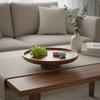 High Footed Serving Plate Elevated Design Wooden Pedestal Tray Vintage type Pedestal Dessert Plate for Living Room, Tea Time,