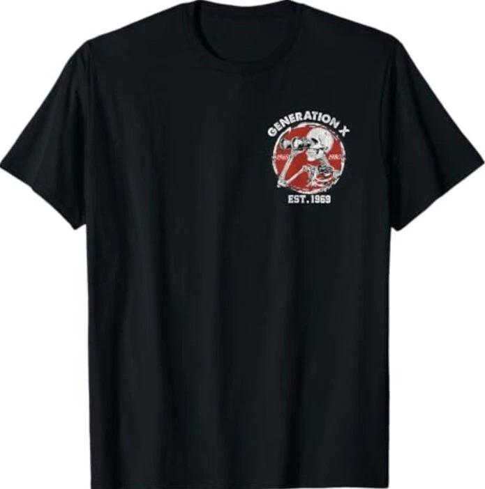 

Oh Look Nobody Gives A Skeleton Gen X Est. 1969 T-Shirt 3XL