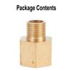 Practical Brass Fitting Accessory Adapter Brass 1/4\" Female NPT Replace 1/8" Male BSPT Replacement 1/8\" Male BSPT Straight