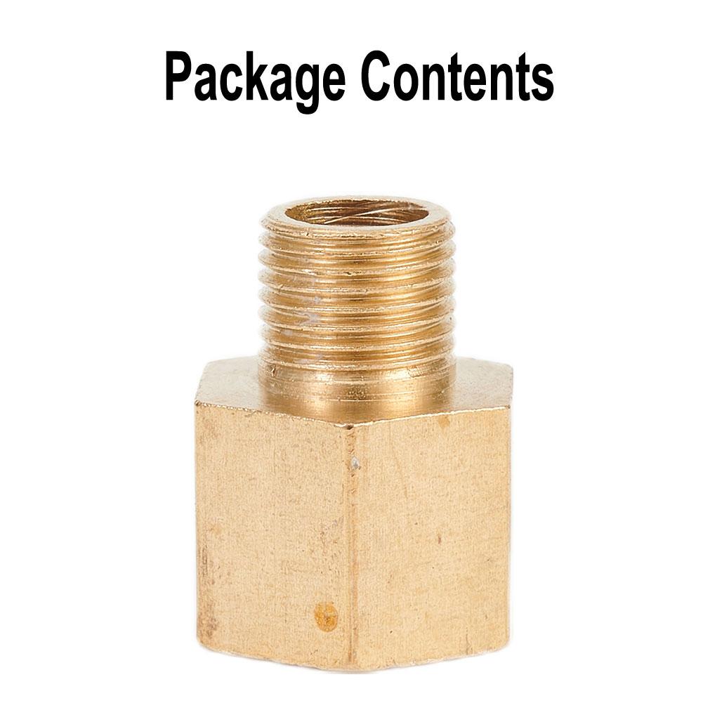 Practical Brass Fitting Accessory Adapter Brass 1/4\" Female NPT Replace 1/8" Male BSPT Replacement 1/8\" Male BSPT Straight