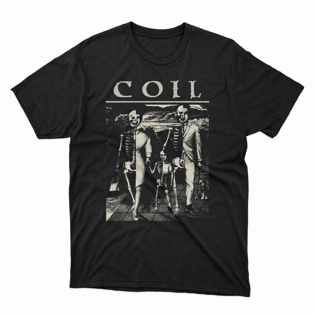 Coil Shirt Unnatural History T-Shirt Experimental Noise Tee Industrial Cult Band