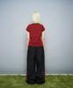 Ssobi Semi-Crop Short Sleeve Knit [Tomato Red]