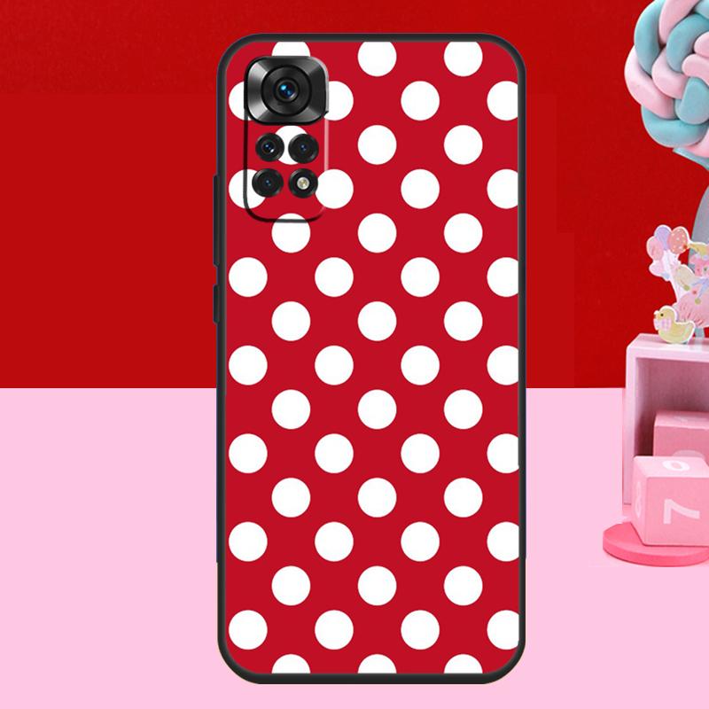 Polka Dots Art Case For Xiaomi Redmi Note 11 12 13 14 Pro 9 10 Pro 11S 12S Redmi 14C 10C 12C 13C Soft Cover