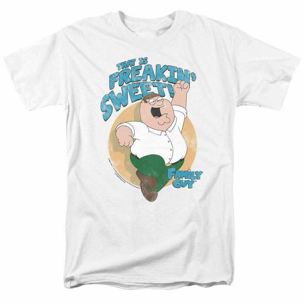 

26 Family Guy Sweet T Shirt Mens Licensed Cartoon Merchandise Peter Griffin White Unisex T-Shirt XXXL