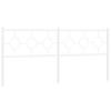 Vidaxl Metal Headboard, White, 193 Cm
