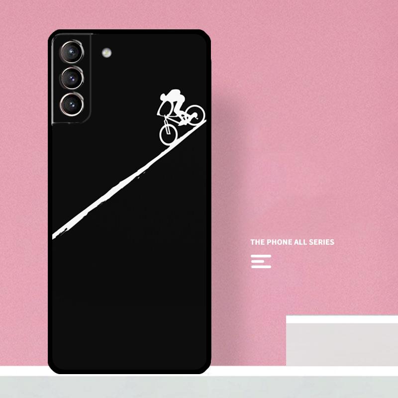 MTB Mountain Bike Cycling Bicycle Phone Case For Samsung Galaxy S26 S25 S24 S20 S21 S22 S23 Ultra S10 Plus S25 FE Cover Coque